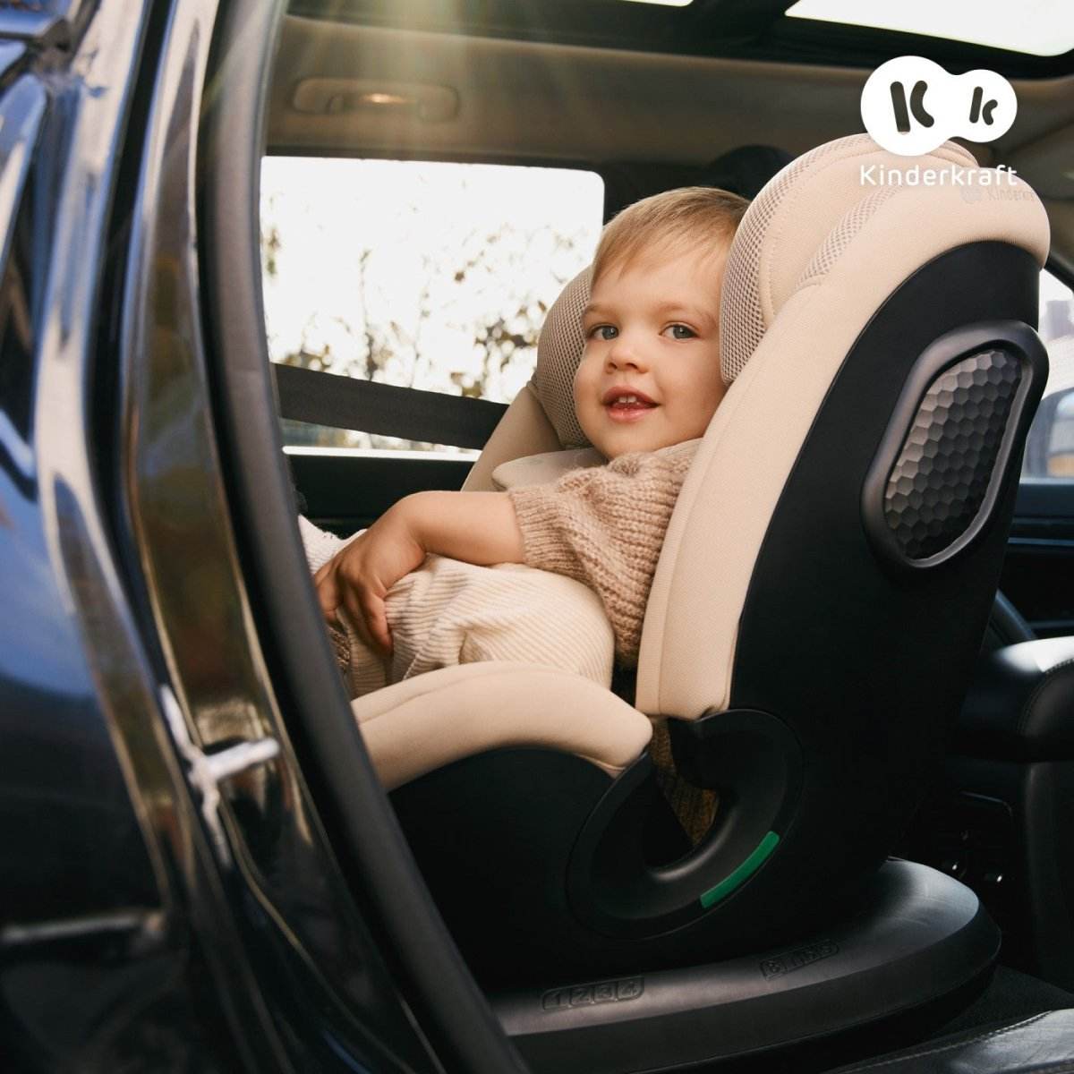SCAUN AUTO KINDERKRAFT XPEDITION 3 I-SIZE 40-150 CM, BEIGE - Atelieru' lui Mesterica