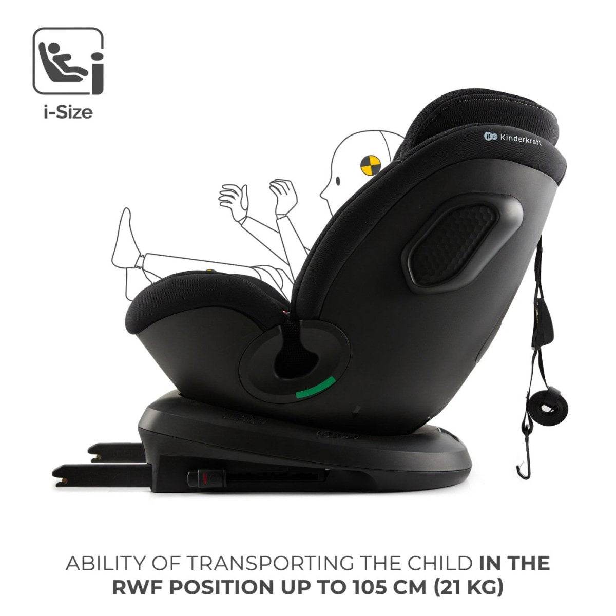 SCAUN AUTO KINDERKRAFT XPEDITION 3 I - SIZE 40 - 150 CM, BLACK Atelieru' lui Mesterica | Jucarii, haine si incaltaminte pentru copii