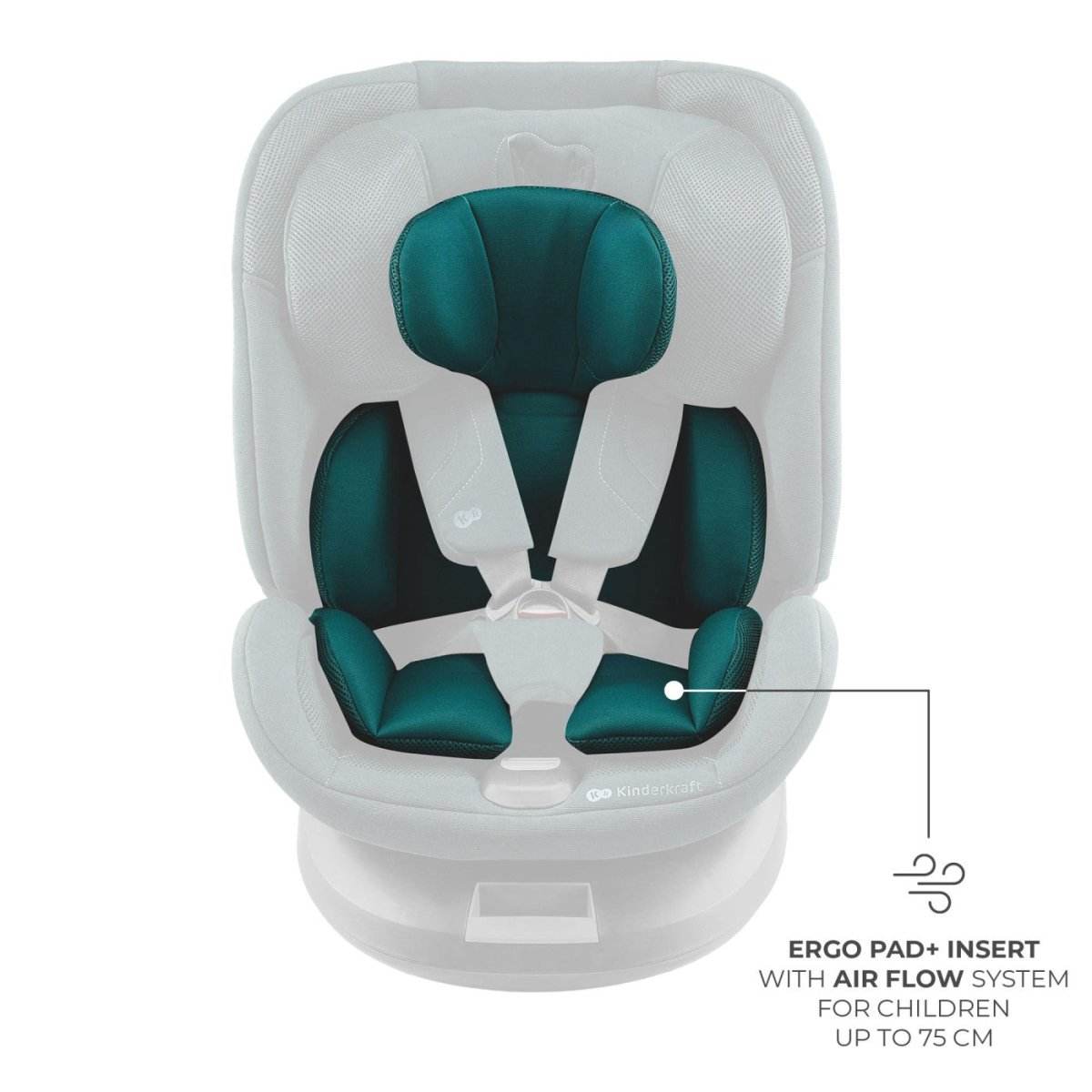 SCAUN AUTO KINDERKRAFT XPEDITION 3 I-SIZE 40-150 CM, GREEN - Atelieru' lui Mesterica