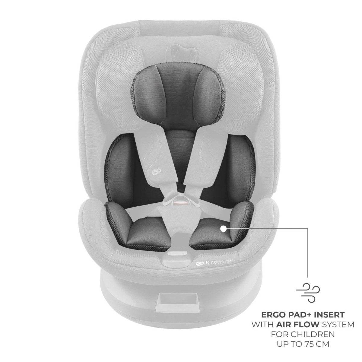 SCAUN AUTO KINDERKRAFT XPEDITION 3 I - SIZE 40 - 150 CM, GREY Atelieru' lui Mesterica | Jucarii, haine si incaltaminte pentru copii
