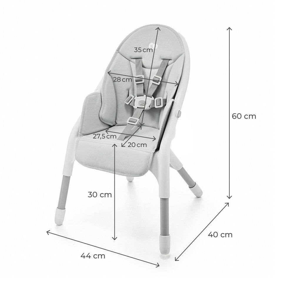SCAUN DE MASA KINDERKRAFT DINNLY, GREY - Atelieru' lui Mesterica