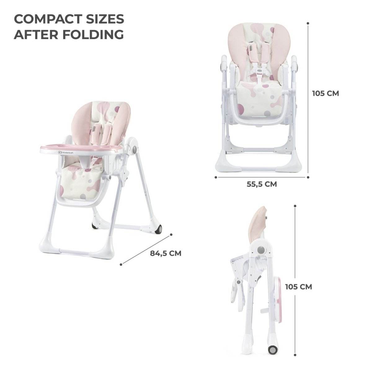 SCAUN DE MASA KINDERKRAFT YUMMY PLIABIL, PINK Atelieru' lui Mesterica | Jucarii, haine si incaltaminte pentru copii