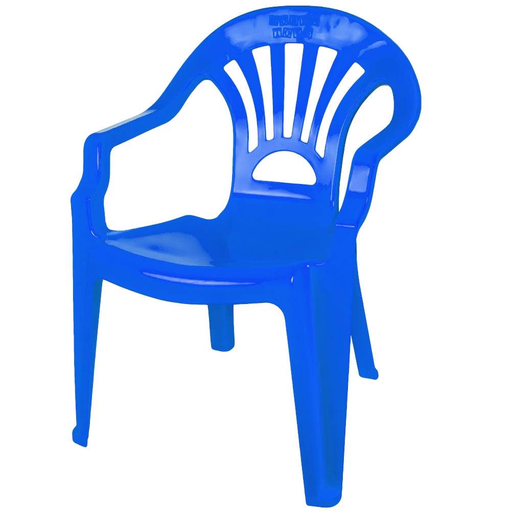 Scaunel din plastic, albastru, 40x35x54.5 cm - ROBENTOYS - Atelieru' lui Mesterica