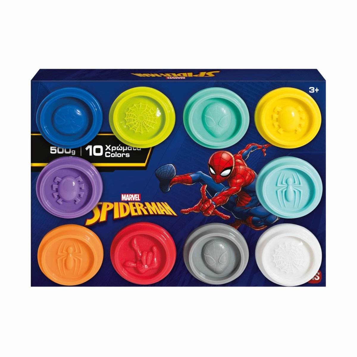 SET 10 BORCANASE DE PLASTILINA SPIDERMAN IN AMBALAJ DE CARTON - Atelieru' lui Mesterica