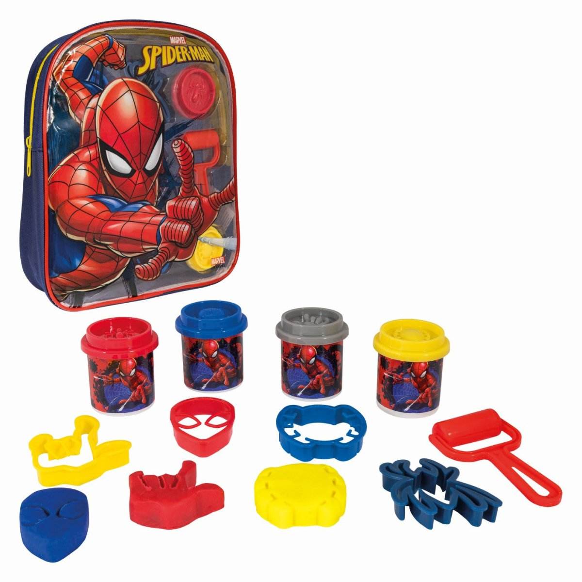 SET PLASTILINA IN GENTUTA SPIDERMAN - Atelieru' lui Mesterica