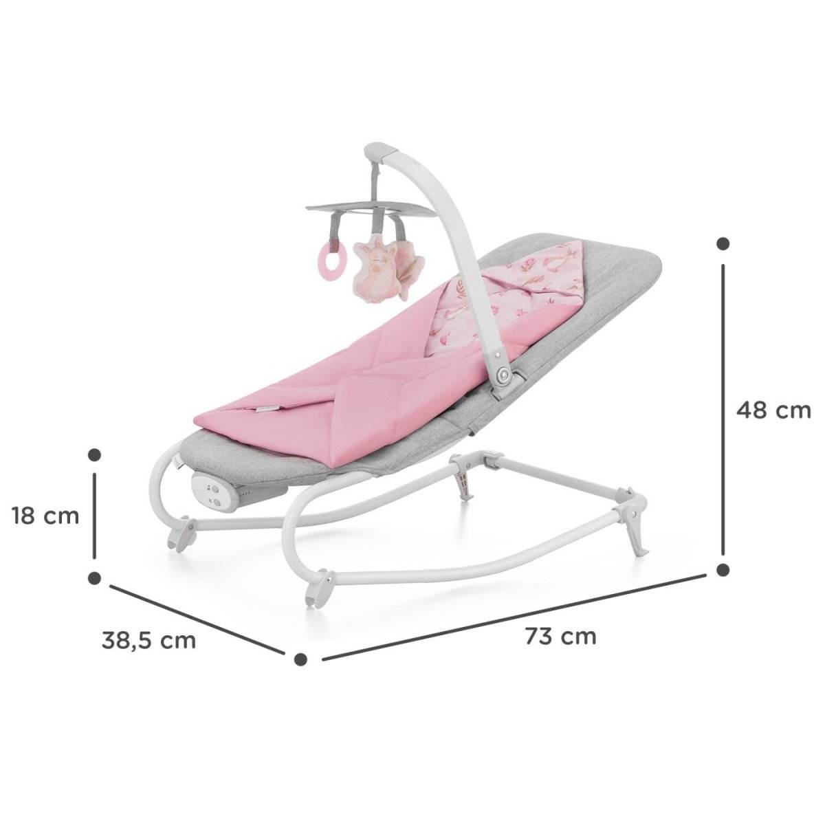 SEZLONG 3 IN 1, KINDERKRAFT FELIO 2, PEONY ROSE - Atelieru' lui Mesterica