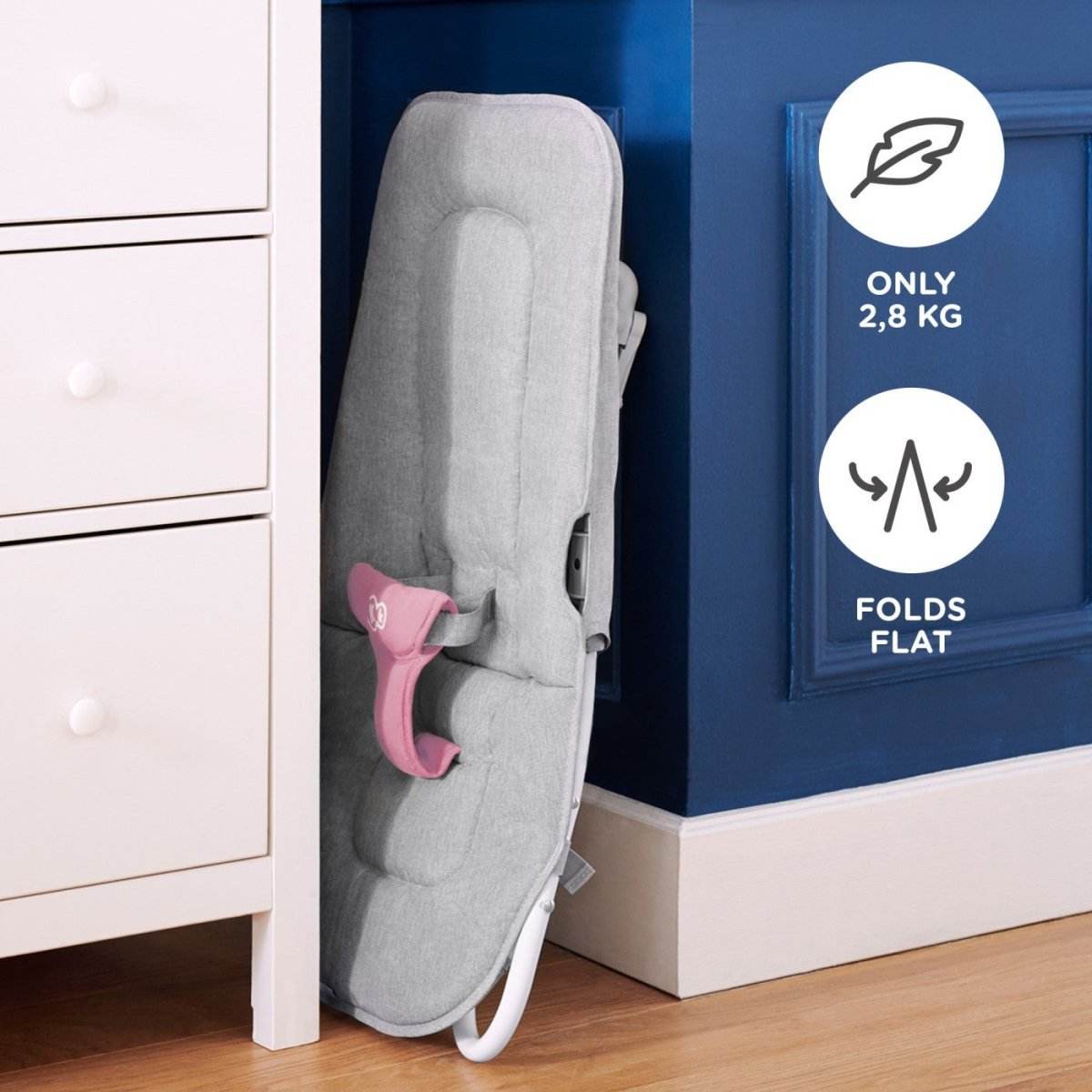 SEZLONG 3 IN 1, KINDERKRAFT FELIO 2, PEONY ROSE - Atelieru' lui Mesterica