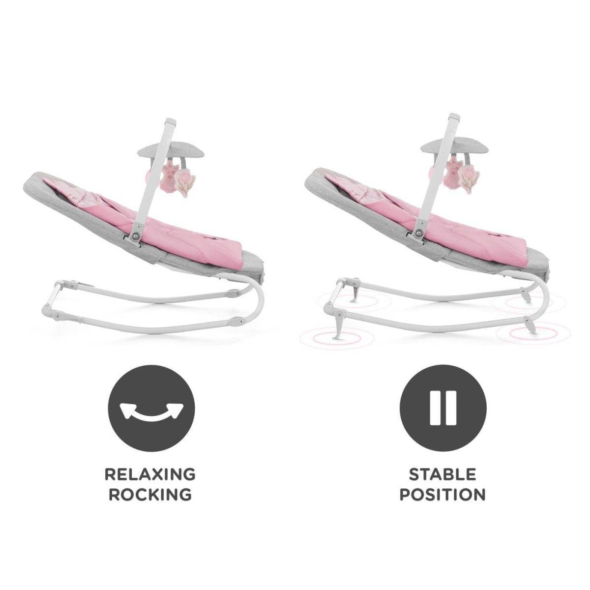 SEZLONG 3 IN 1, KINDERKRAFT FELIO 2, PEONY ROSE - Atelieru' lui Mesterica