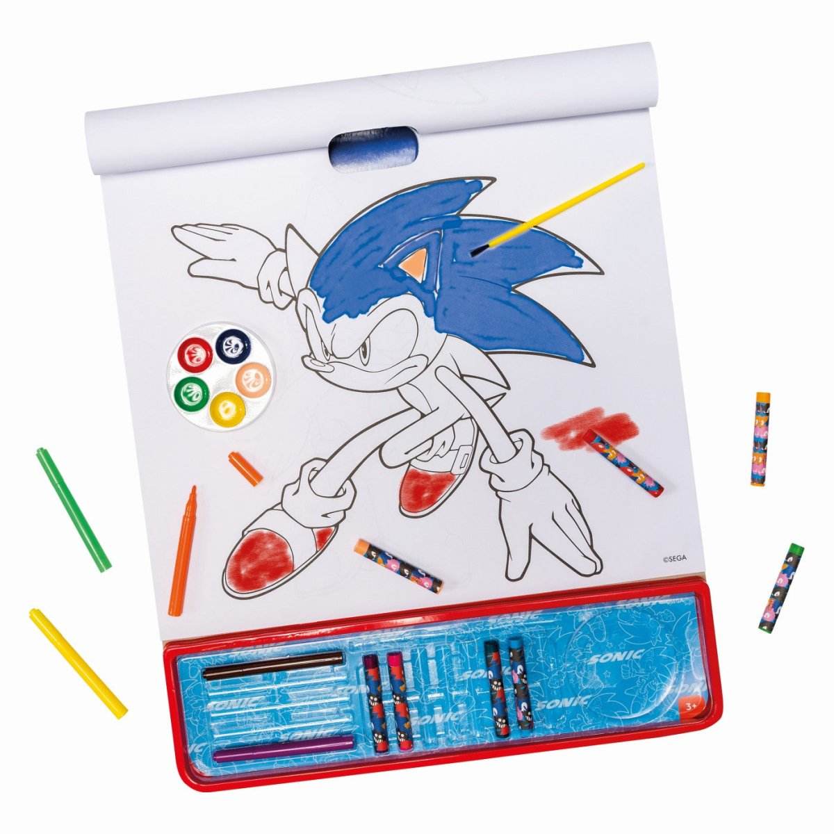 SONIC THE HEDGEHOG SET PENTRU DESEN GIGA BLOCK 5 IN 1 - Atelieru' lui Mesterica