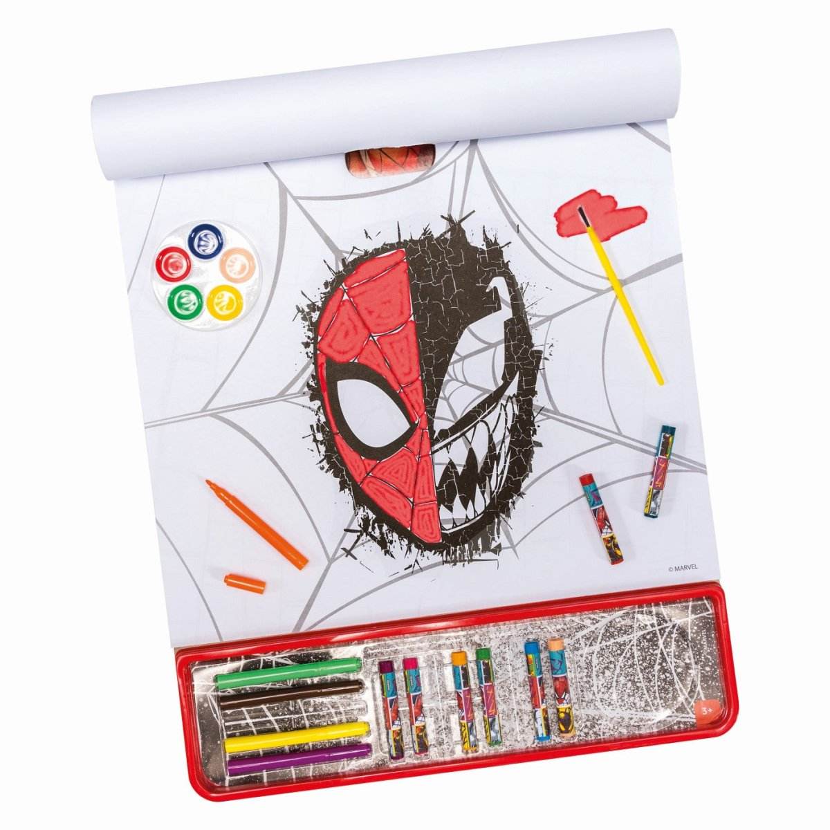SPIDER MAN SET PENTRU DESEN GIGA BLOCK 5 IN 1 - Atelieru' lui Mesterica