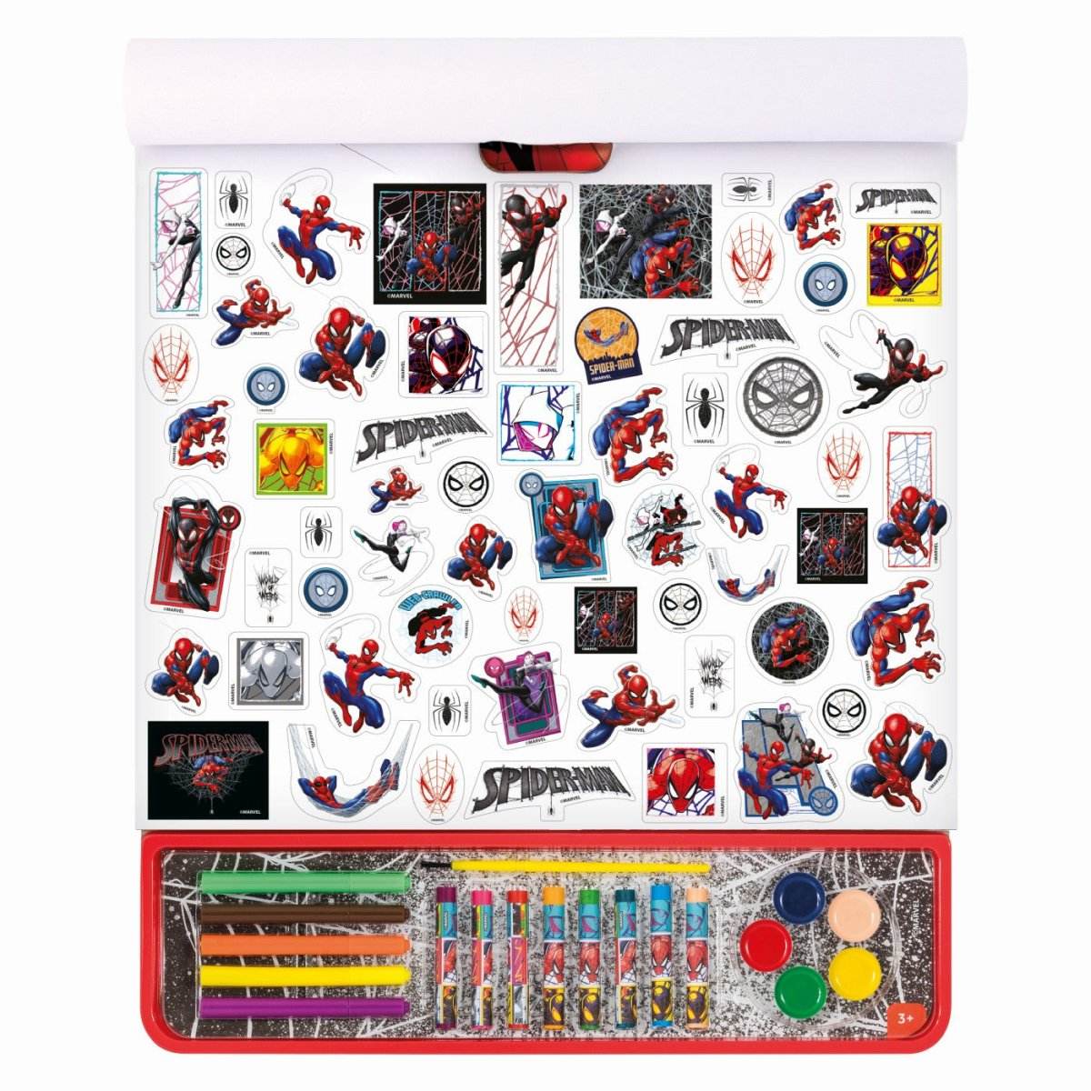 SPIDER MAN SET PENTRU DESEN GIGA BLOCK 5 IN 1 - Atelieru' lui Mesterica