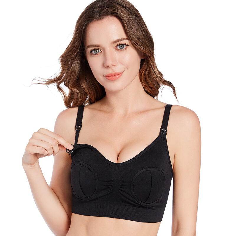 Sutien 2 in1 - Alaptare si sustinere pompa san (negru) Atelieru' lui Mesterica | Jucarii, haine si incaltaminte pentru copii