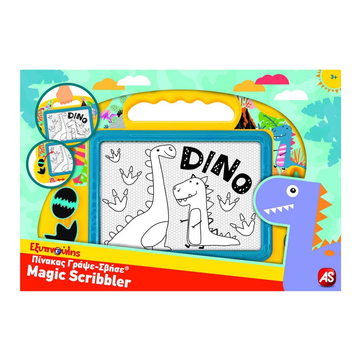 TABLA MAGNETICA MAGIC SCRIBBLER BABY DINOZAUR - Atelieru' lui Mesterica