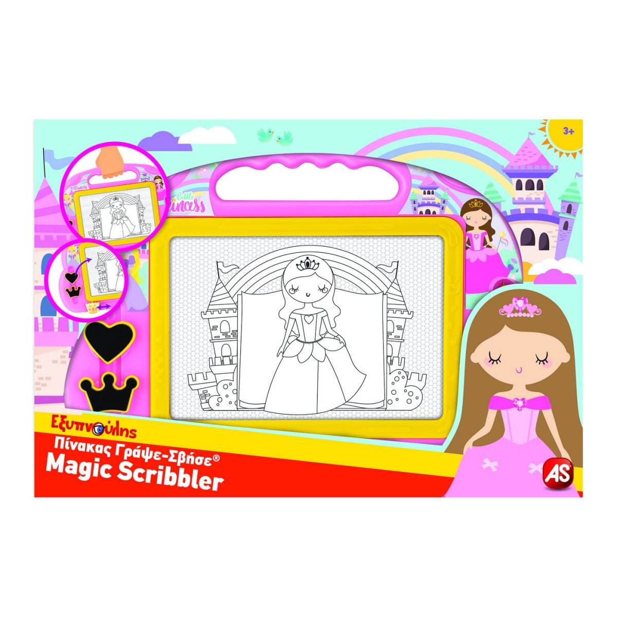 TABLA MAGNETICA MAGIC SCRIBBLER BABY PRINCESS - Atelieru' lui Mesterica