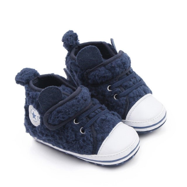Tenisi bleumarine cu blanita - Baby Atelieru' lui Mesterica | Jucarii, haine si incaltaminte pentru copii