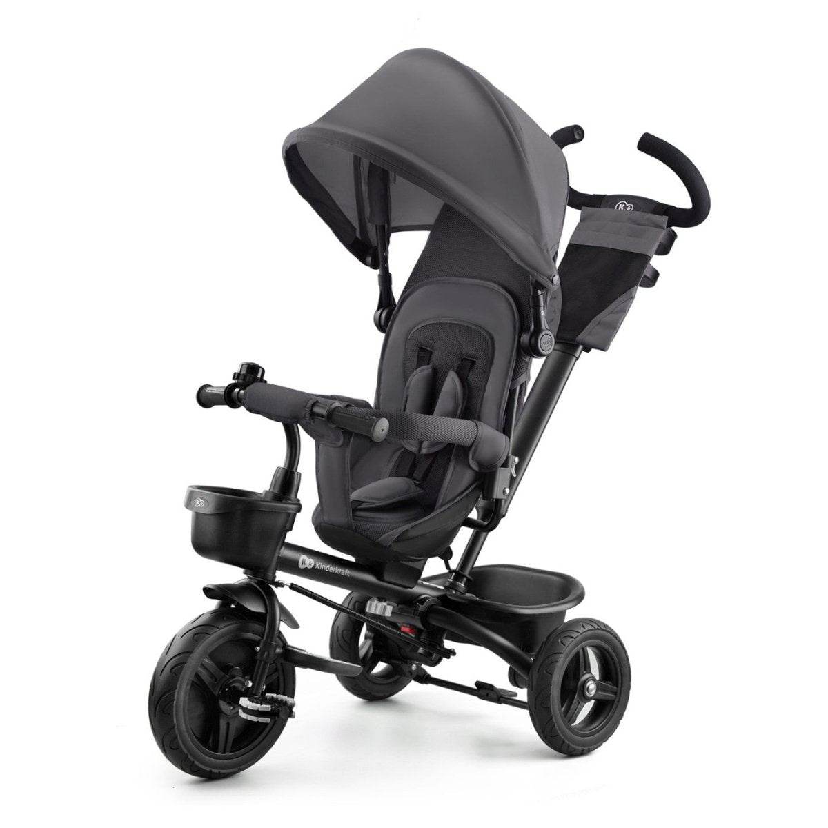 TRICICLETA COPII KINDERKRAFT AVEO, MALACHITE GREY Atelieru' lui Mesterica | Jucarii, haine si incaltaminte pentru copii