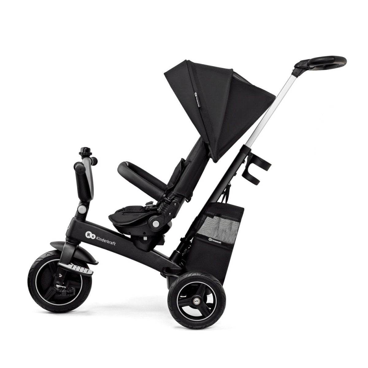 TRICICLETA KINDERKRAFT EASYTWIST, BLACK Atelieru' lui Mesterica | Jucarii, haine si incaltaminte pentru copii