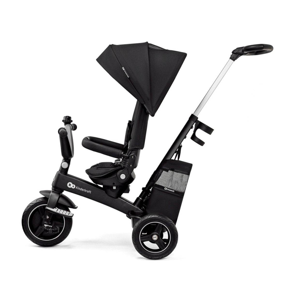 TRICICLETA KINDERKRAFT EASYTWIST, BLACK Atelieru' lui Mesterica | Jucarii, haine si incaltaminte pentru copii
