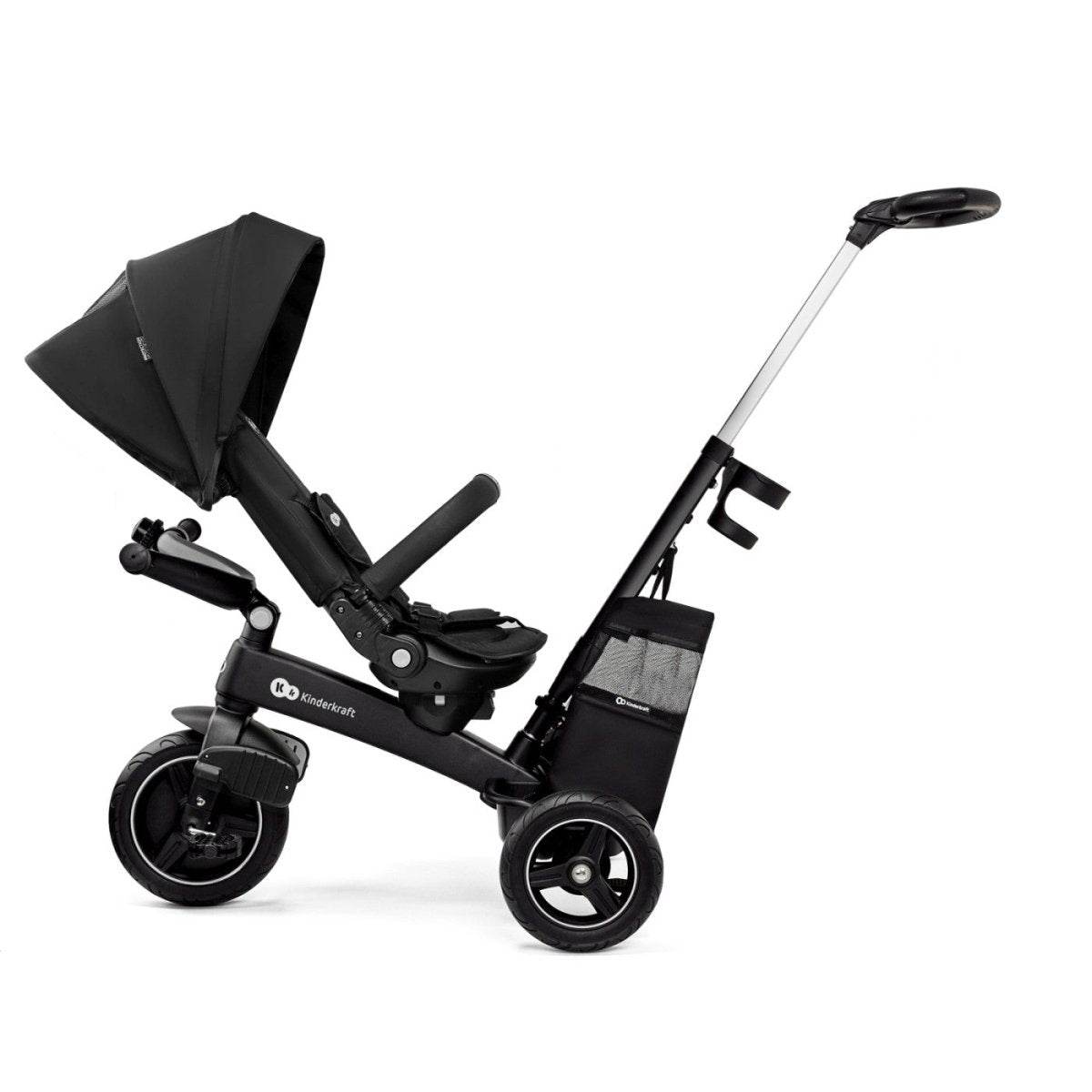 TRICICLETA KINDERKRAFT EASYTWIST, BLACK Atelieru' lui Mesterica | Jucarii, haine si incaltaminte pentru copii