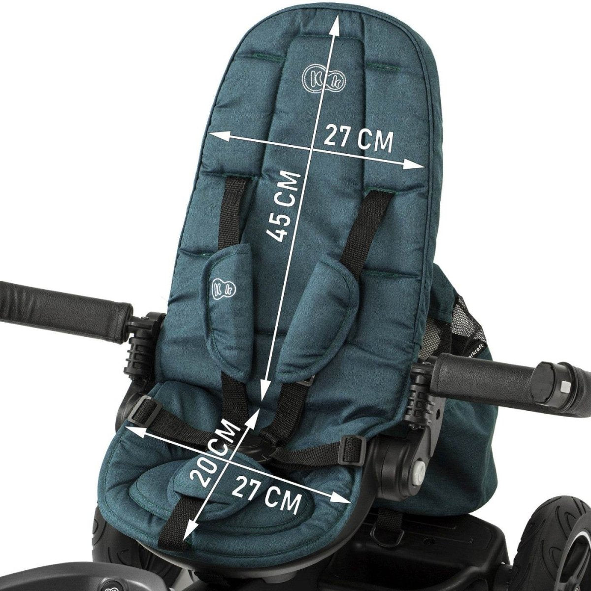 TRICICLETA KINDERKRAFT EASYTWIST, MIDNIGHT GREEN Atelieru' lui Mesterica | Jucarii, haine si incaltaminte pentru copii