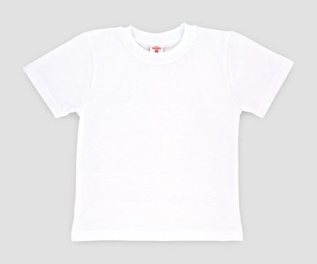 Tricou alb din bumbac pentru copii Atelieru' lui Mesterica | Jucarii, haine si incaltaminte pentru copii