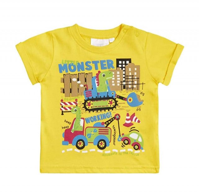 Tricou baietei - Little monster Atelieru' lui Mesterica | Jucarii, haine si incaltaminte pentru copii