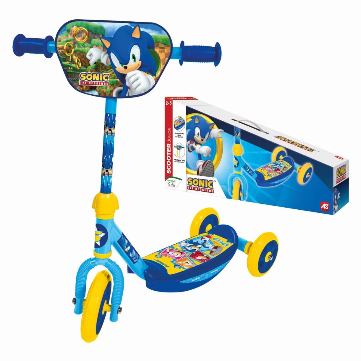 TROTINETA CU 3 ROTI SONIC - Atelieru' lui Mesterica