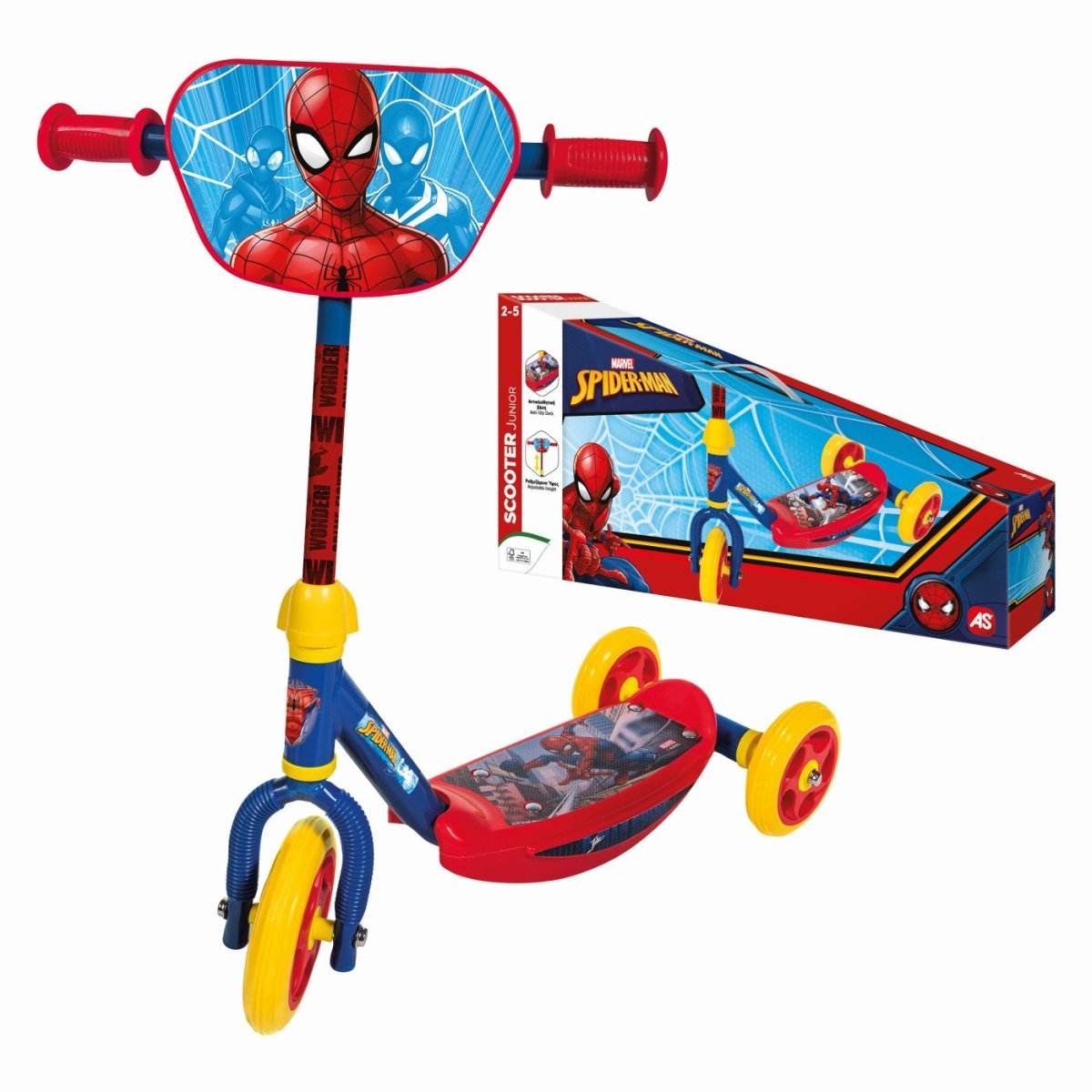 TROTINETA CU 3 ROTI SPIDERMAN - Atelieru' lui Mesterica