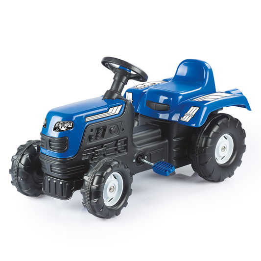 Tractor cu pedale - albastru