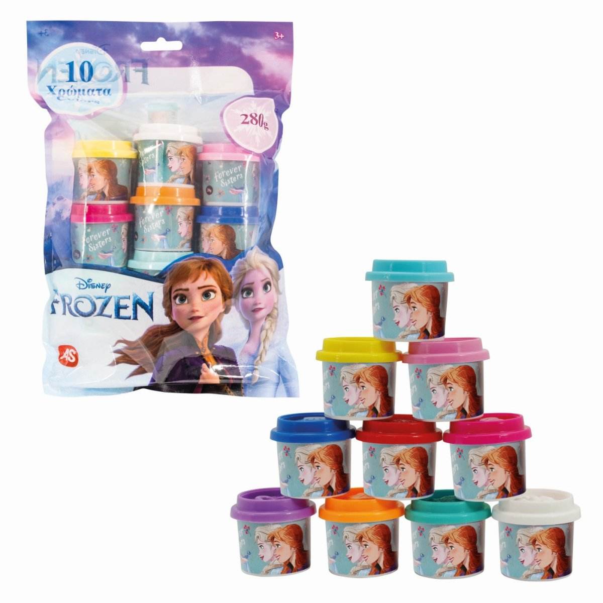 10 BORCANASE DE PLASTILINA FROZEN IN PUNGA DE PLASTIC - Atelieru' lui Mesterica