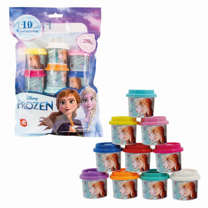 10 BORCANASE DE PLASTILINA FROZEN IN PUNGA DE PLASTIC - Atelieru' lui Mesterica