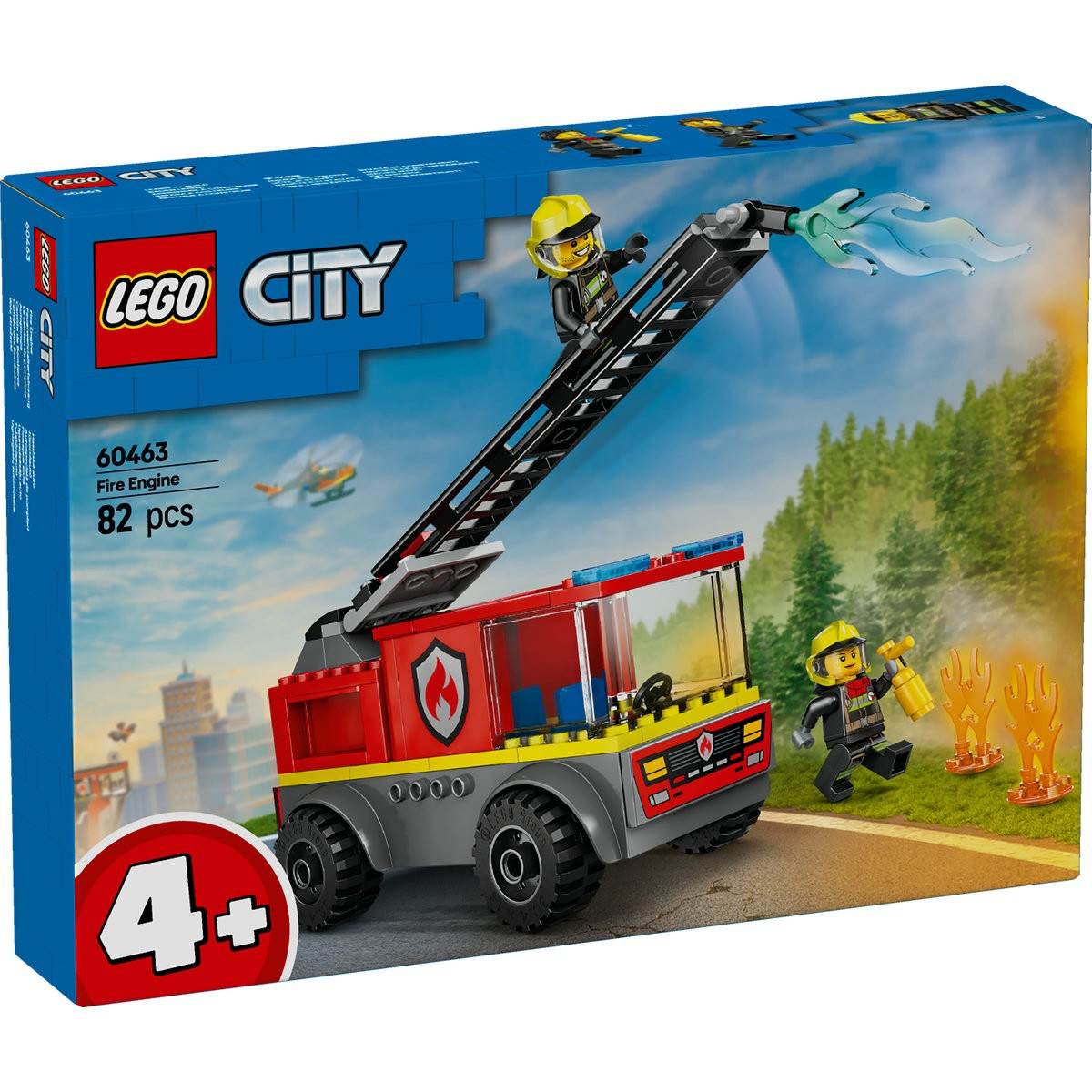 LEGO CITY CAMION DE POMPIERI CU SCARA 60463 - Atelieru' lui Mesterica