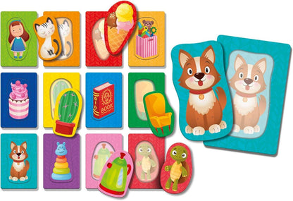 Joc Montessori - Primul meu joc cu carduri - Atelieru' lui Mesterica