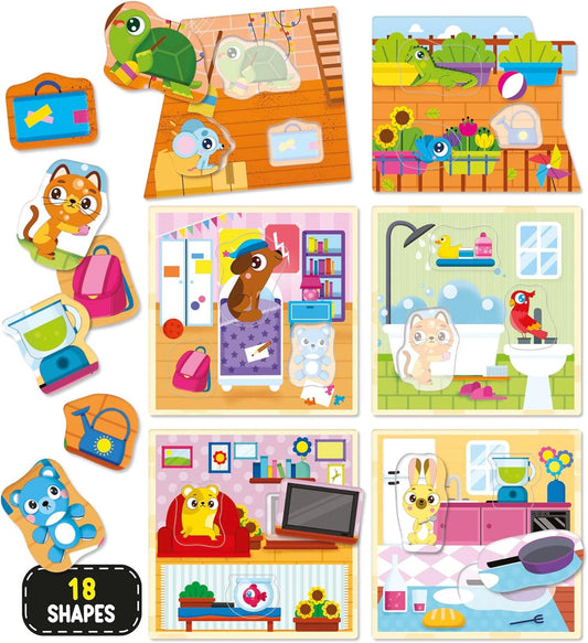 Joc Montessori  - Casuta animalutelor