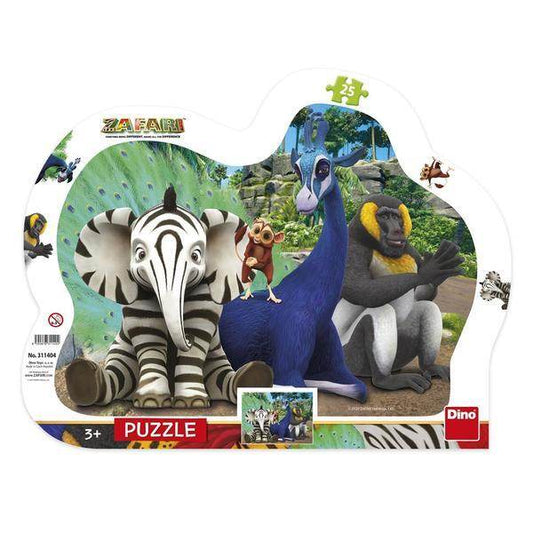 Puzzle cu rama - Zafari (25 piese) - Atelieru' lui Mesterica