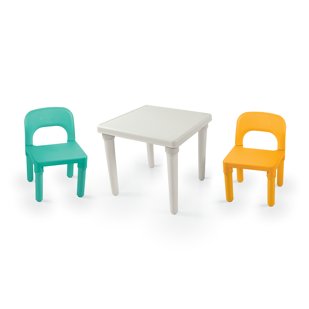 Set de masa cu scaune	- Pastel