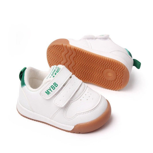 Adidasi albi cu verde - My fashion Atelieru' lui Mesterica | Jucarii, haine si incaltaminte pentru copii