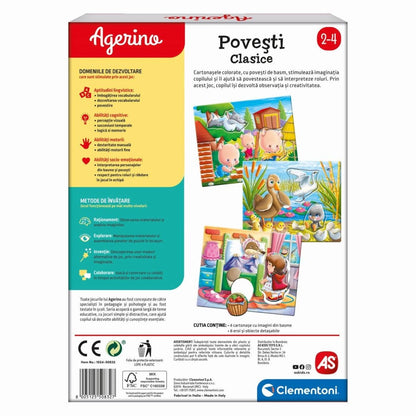 AGERINO POVESTI CLASICE EDUCATIV Atelieru' lui Mesterica | Jucarii, haine si incaltaminte pentru copii
