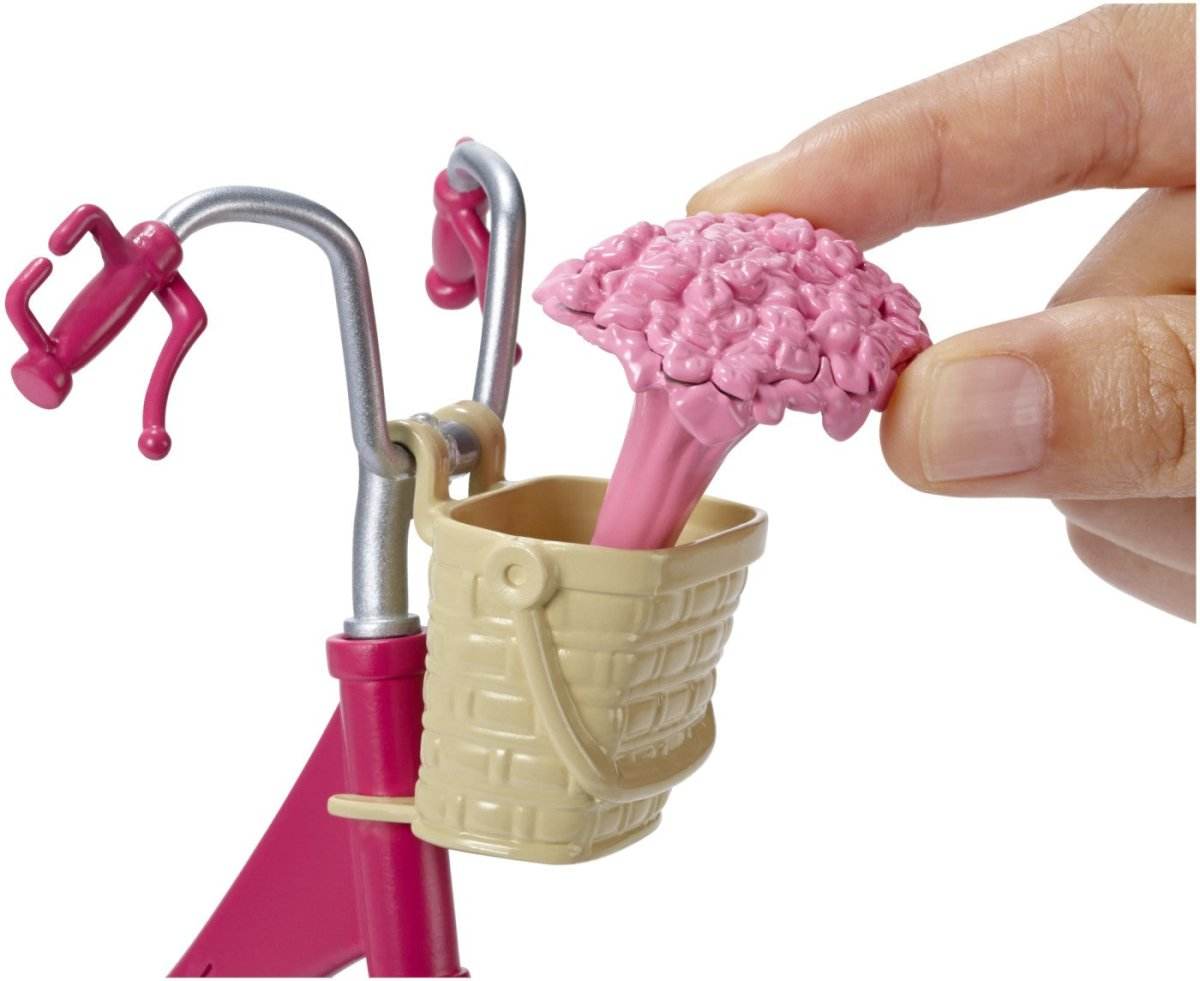 BARBIE BICICLETA ROZ LUI BARBIE - Atelieru' lui Mesterica
