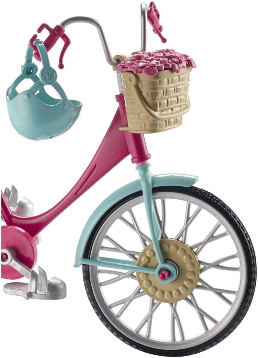 BARBIE BICICLETA ROZ LUI BARBIE - Atelieru' lui Mesterica