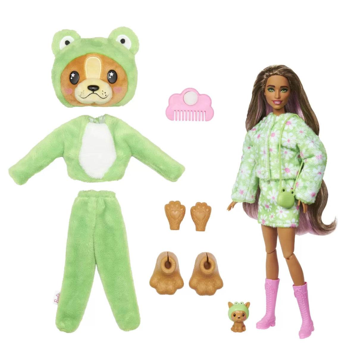 BARBIE COLOR REVEAL PAPUSA BARBIE CATEL BROSCUTA - Atelieru' lui Mesterica