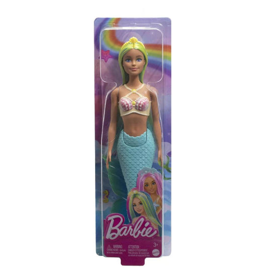 BARBIE DREAMTROPIA PAPUSA SIRENA CU COREST GALBEN SI COADA ALBASTRA - Atelieru' lui Mesterica