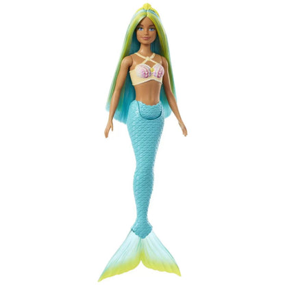 BARBIE DREAMTROPIA PAPUSA SIRENA CU COREST GALBEN SI COADA ALBASTRA - Atelieru' lui Mesterica
