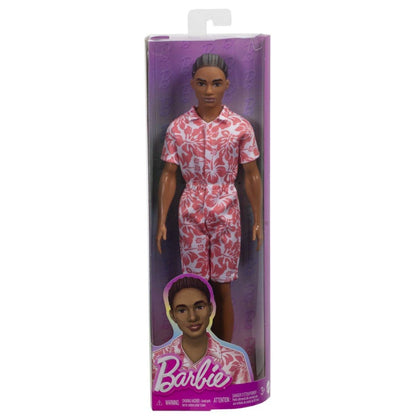 BARBIE PAPUSA BAIAT FASHIONISTAS IN SALOPETA STIL HAWAIAN SI SANDALE VERZI Atelieru' lui Mesterica | Jucarii, haine si incaltaminte pentru copii