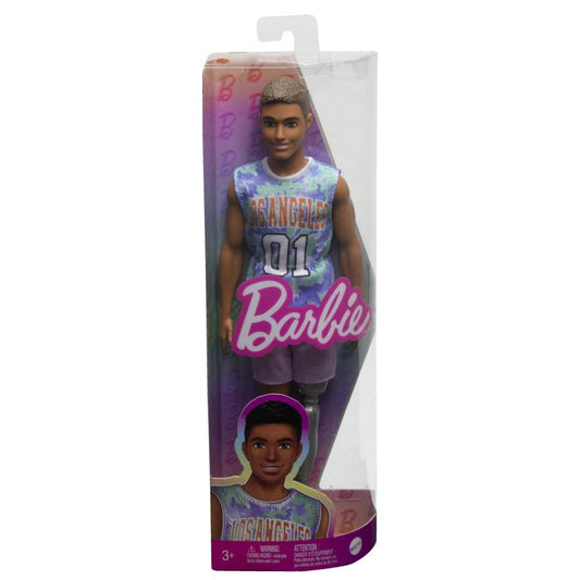 BARBIE PAPUSA BAIAT FASHIONISTAS SATEN CU UN PICIOR CU PROTEZA - Atelieru' lui Mesterica