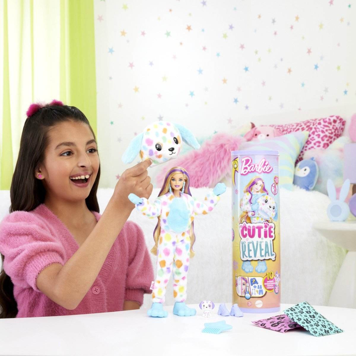 BARBIE PAPUSA BARBIE CUTIE REVEAL DALMATIAN - Atelieru' lui Mesterica