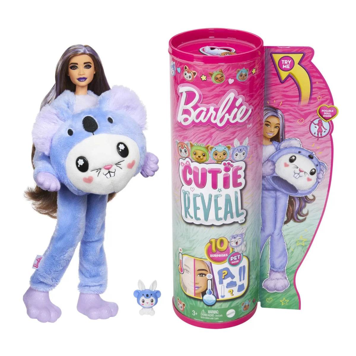 BARBIE PAPUSA BARBIE CUTIE REVEAL IEPURAS URS KOALA - Atelieru' lui Mesterica