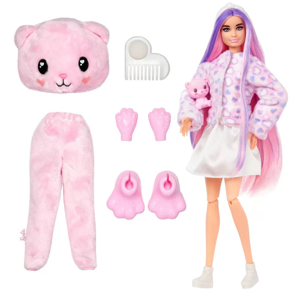 BARBIE PAPUSA BARBIE CUTIE REVEAL URSULET - Atelieru' lui Mesterica