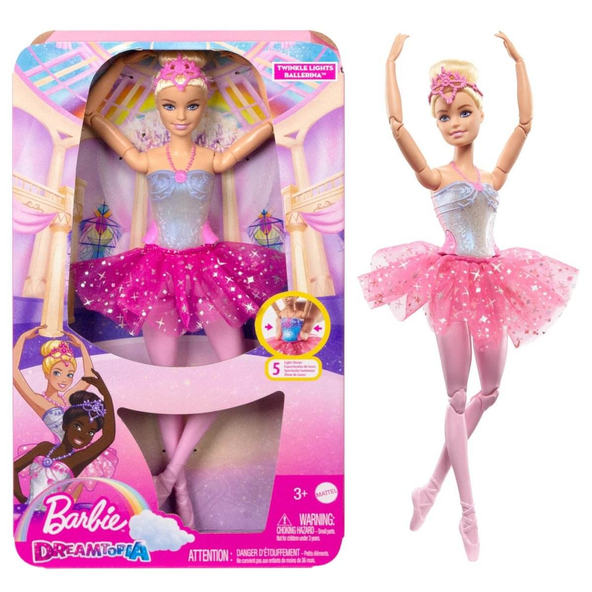 BARBIE PAPUSA BARBIE DREAMTOPIA BALERINA - Atelieru' lui Mesterica