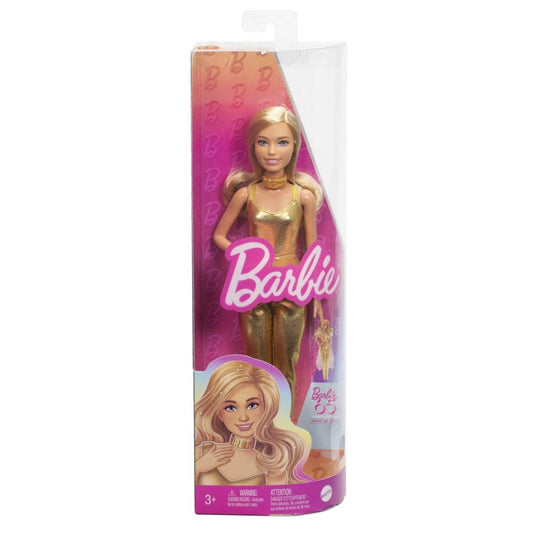 BARBIE PAPUSA BARBIE FASHIONISTAS BLONDA CU SALOPETA AURIE - Atelieru' lui Mesterica